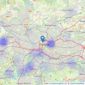 Home Connexions - Glasgow listings heatmap