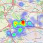 Home Estate Agents - Monton listings heatmap