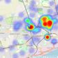 Home Estates - Hull listings heatmap