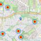 Home Finders - North Swindon listings heatmap