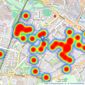 HOME - Old Moulsham listings heatmap