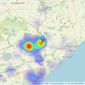 Home Sweet Home Estate Agents Fife - Glenrothes listings heatmap