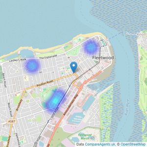 Homequest Property Management Services - Fleetwood listings heatmap