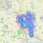 Homes & Mortgages Estate Agents Ltd - Stevenage listings heatmap