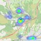 Homes Estate Agents - Grayshott listings heatmap