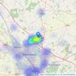 Homes on Web Ltd - Newport Pagnell listings heatmap