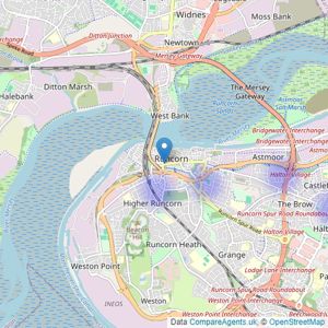 HomeSmart Lettings - Runcorn listings heatmap