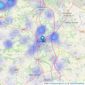 Homewise - Covering County Durham & Darlington listings heatmap