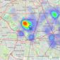 Homewise - Covering South Manchester listings heatmap