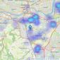 Homewise - Covering Tyne & Wear listings heatmap