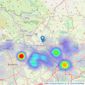 Homewise - Covering Yorkshire listings heatmap