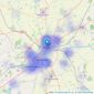 Homewise - Lincolnshire & Nottinghamshire listings heatmap