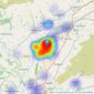 Honeywell - Clitheroe listings heatmap