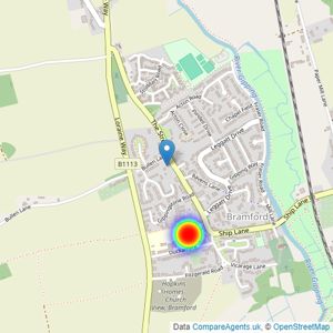 Hopkins Homes listings heatmap