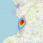 Hoppers Estate Agency - Prestwick listings heatmap