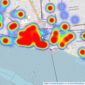 Hopson Property Services - Southend On Sea listings heatmap