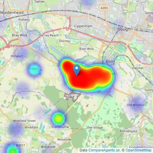 Horler & Associates - Windsor listings heatmap