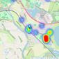 Horler - Datchet listings heatmap