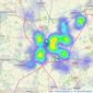 Horton Knights - Doncaster listings heatmap