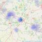 Hortons - Ashby-de-la-Zouch listings heatmap