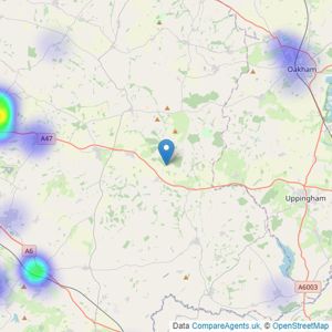 Hortons - Tugby listings heatmap