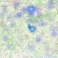 house. Partnership - Covering London and The Country listings heatmap