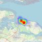 House - Sheerness listings heatmap