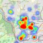 Howard - Bristol listings heatmap