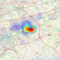 Howell & Co - Warrington listings heatmap