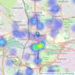 Howkins & Harrison LLP - Northampton listings heatmap