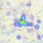 Howkins & Harrison LLP - Rugby listings heatmap