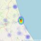 HPS - Hornsea listings heatmap