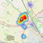 Hudson Moody - Poppleton listings heatmap