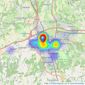 Humberts - Sevenoaks listings heatmap