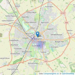 Humberts - York listings heatmap