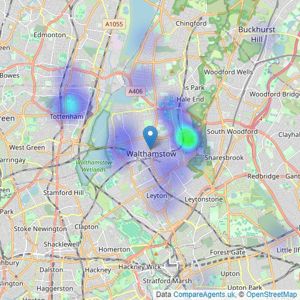 Humphrey & Co - London listings heatmap