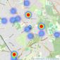 Humphriss & Ryde - Chislehurst Sales listings heatmap