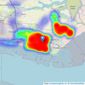 Hunt Roche - Coast & Country Homes listings heatmap