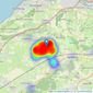 Hunter Leahy - Nailsea listings heatmap