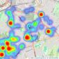 Hunters - Bristol, BS4 listings heatmap