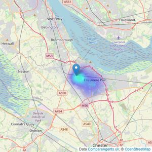 Hunters - Little Sutton listings heatmap