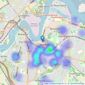 Hunters - Medway listings heatmap