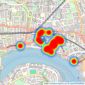 Hurford Salvi Carr - Docklands listings heatmap