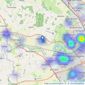 Hurfords - Castor listings heatmap