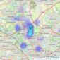 Hyde Estate & Lettings Agents - Manchester listings heatmap