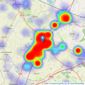 Ian Anthony Estates - Ormskirk listings heatmap