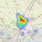 Ian Crane - Maghull listings heatmap