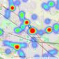 Ian Tonge Property Services Limited - Hazel Grove listings heatmap