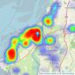 ibay Homes - Morecambe listings heatmap