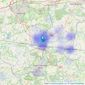 Ibbett Mosely - Tonbridge listings heatmap